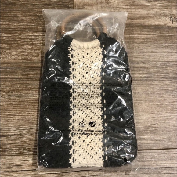 LAUDE THE LABEL Gabby Mini Macrame Bag Rachel Zoe - Picture 5 of 10